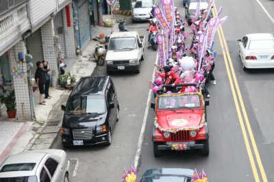 徐欣瑩車隊遊行